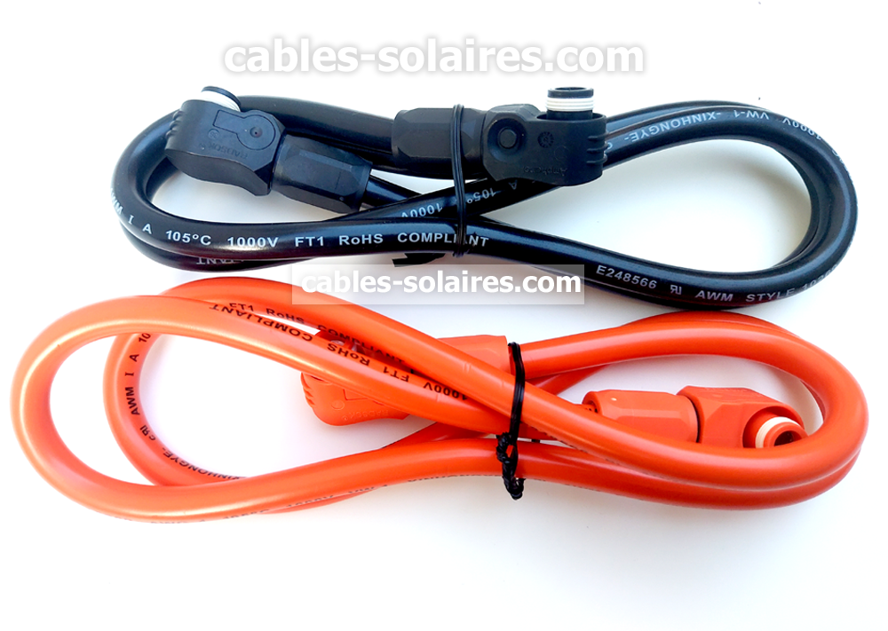 Pylontech 70cm Parallel Cables – 25mm² – Amphenol