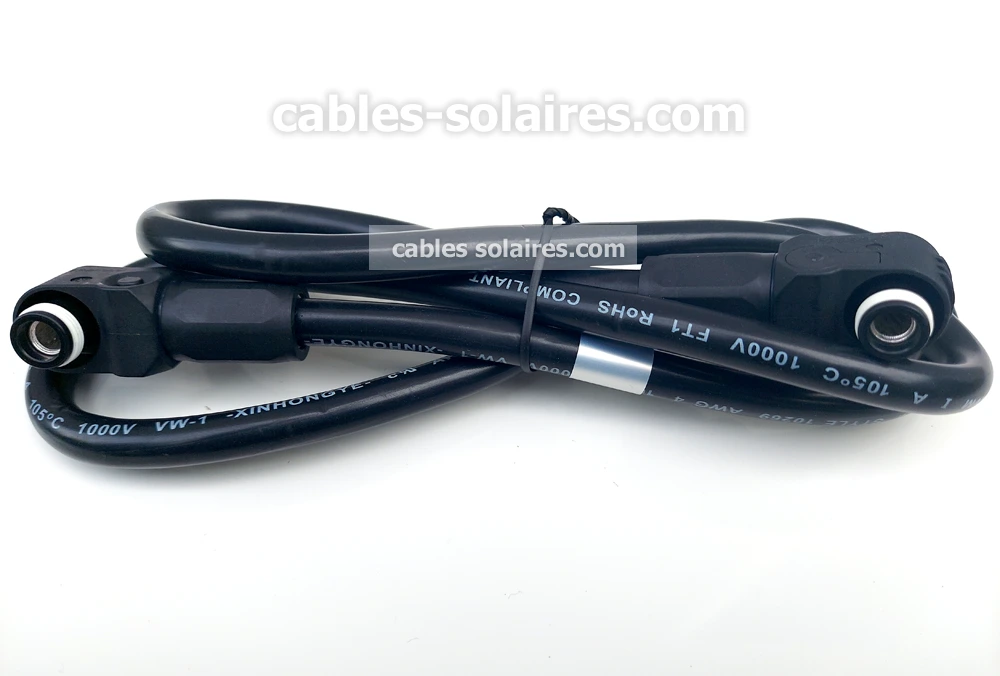 Single Parallel Cable 1 Meter – Black – sold individually