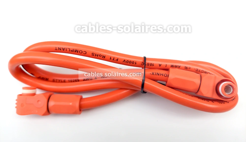 Single Parallel Cable 1 Meter – Orange – sold individually